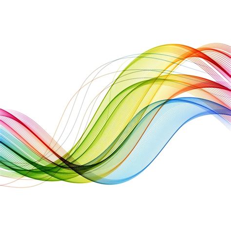 Abstract Motion Smooth Color Wave Background Vector Graphic Free
