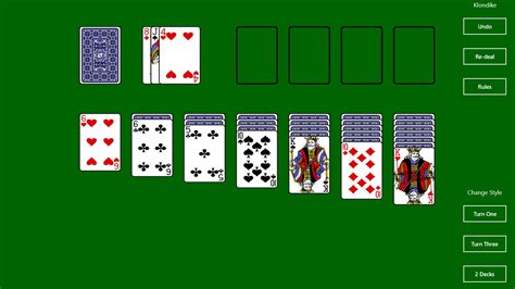 Klondike Solitaire Game Set For Windows 10 Free Download