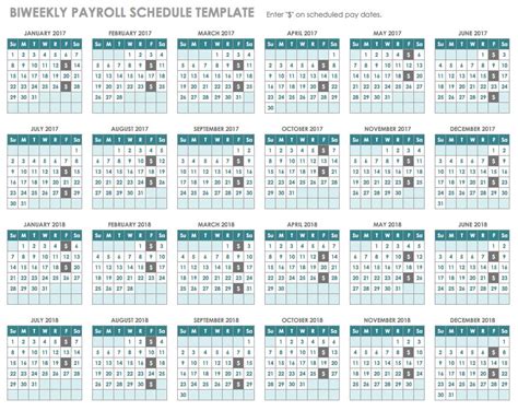Free printable bi weekly calendars. 15 Free Payroll Templates | Smartsheet