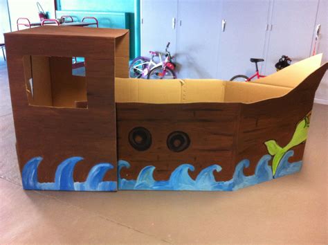 Bateau Pirates Cardboard Pirate Ship Cardboard Boat Cardboard Castle