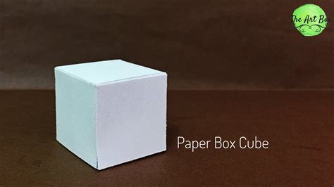 Easiest Way To Make Paper Cube Easy Paper Box Youtube