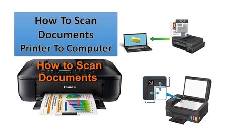 Canon Scan Documents I From Printer To Computer Youtube