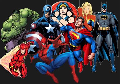 Image Gallery Superhero Collage