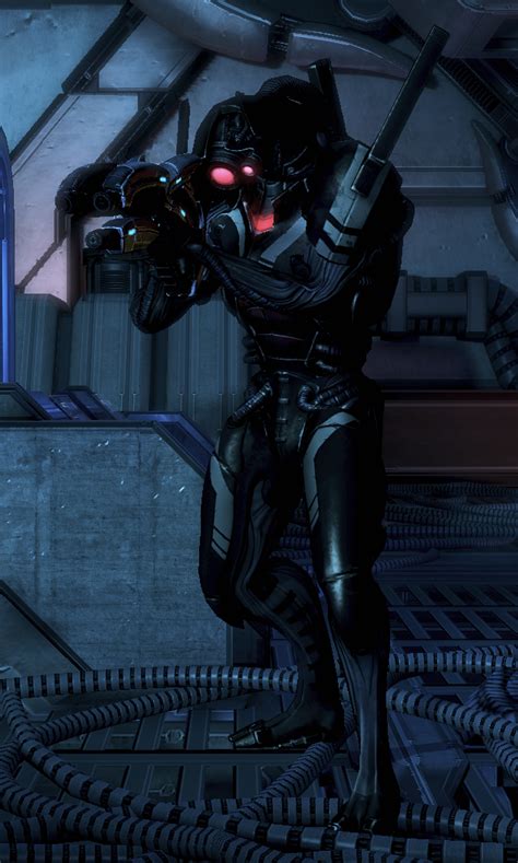Geth Huntergeth Rocket Trooper Mass Effect Minecraft Skin