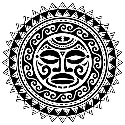 Polynesian Maori Geometric Seamless Vector Pattern Hawaiian Tribal