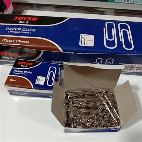 Jual Paper Clip Klip Penjepit Kertas Joyko No Pack Isi Box Jakarta Selatan CITA