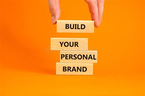 Build Your Personal Brand Symbol Concept Words Build Your Personal