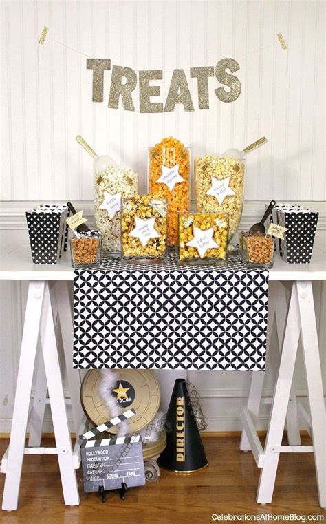 How To Set Up A Popcorn Bar Celebrations At Home Oscars Party Ideas