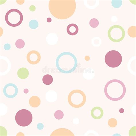 Pastel Circles Pattern Stock Image Image 27557591