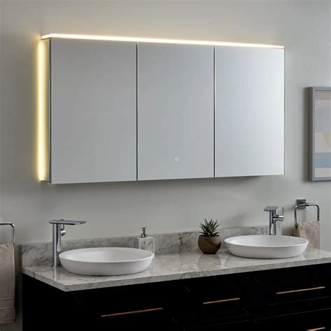 3 Way Bathroom Mirror Cabinet Rispa