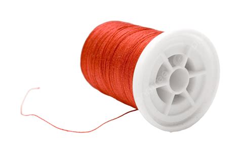 Spool Of Red Thread Details Craft Close Nobody Png Transparent Image