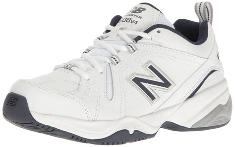 New Balance Mens Mx608v4 Training Shoe Whitenavy 95 2e Us