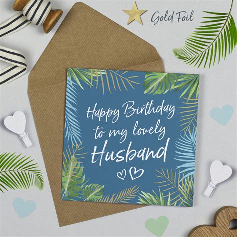 California Husband Birthday Card By Michelle Fiedler Design