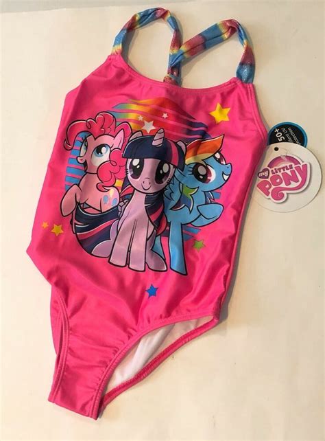 My Little Pony Swim Suit Rainbow Dash Twilight Sparkle Pinkie Pie Small