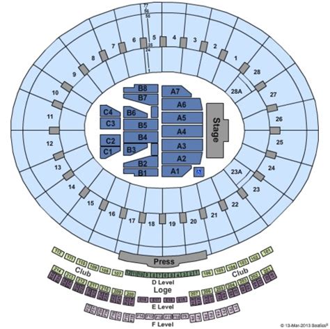 Rose Bowl Stadium Concert Seating Chart Elcho Table