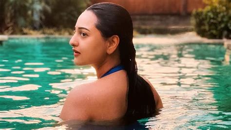 Sonakshi Sinha Is A Sexy Mermaid As She Slips Into Halter Neck Swimsuit