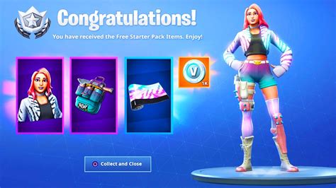 The New Starter Pack In Fortnite Free Items Youtube