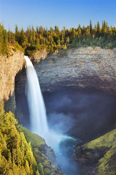 Helmcken Falls A 141m Waterfall On The Murtle River Within Wells Gray