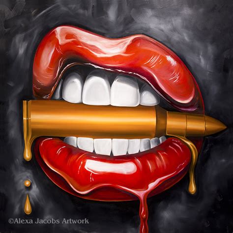 Lip Painting Art