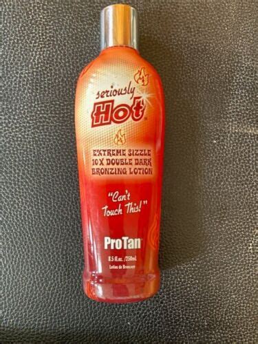 Seriously Hot Pro Tan Protan Sizzle Tingle Hot Tottie Tanning Lotion Red Ebay