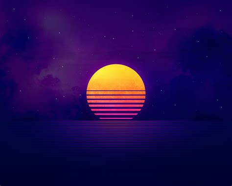 1336x768 Retrowave Sunset Laptop Hd Hd 4k Wallpapers Images Backgrounds Photos And Pictures