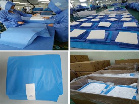 Custom Medical Disposable Sterile Fenestrated Drape Surgical Operation