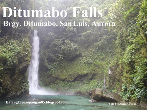 Certified Lagalag The Ditumabo Falls Auroras Mother Falls