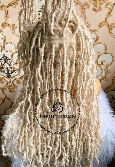 Distressed Faux Locs Wigs Butterfly Locs Wig Express Wig Braids