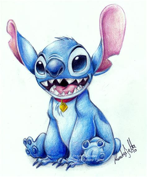 Stitch By Nor Renee On Deviantart Stitch Drawing Cute Drawings