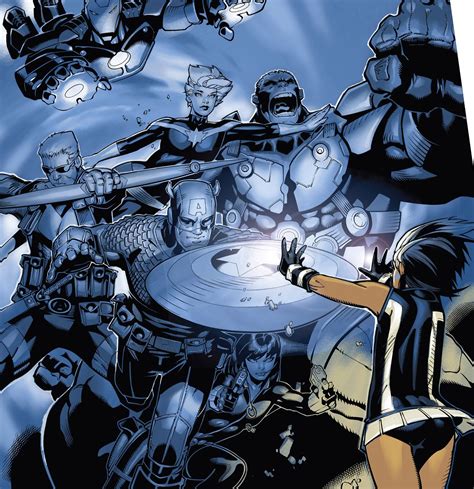 Eva Bell Vs X Men And Avengers By Chris Bachalo Marvel Comic Books