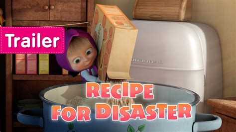 Masha And The Bear Recipe For Disaster Trailer Youtube