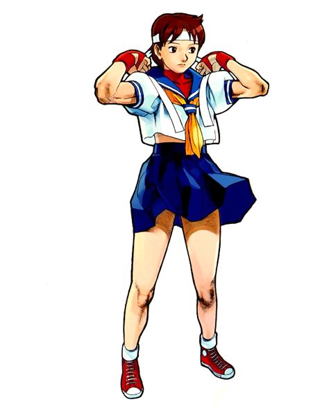 The Video Game Art Archive Sakura ‘street Fighter Alpha 3′