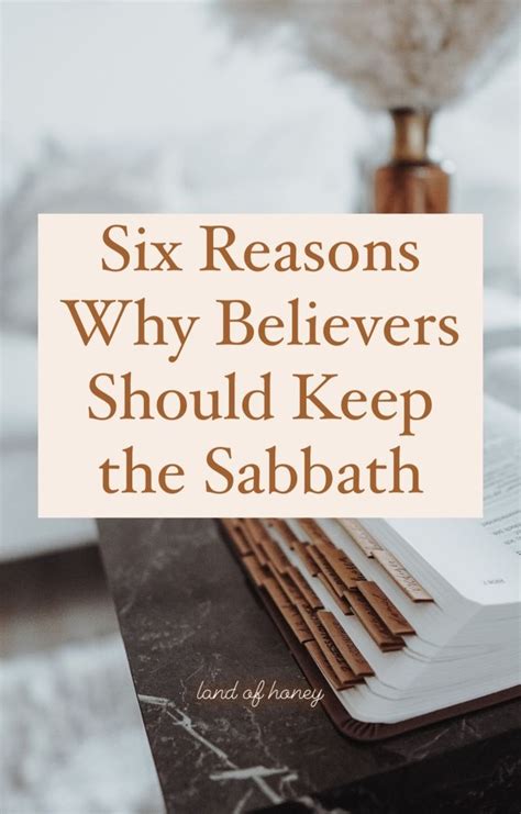 Six Reasons Why Believers Should Keep The Sabbath Happy Sabbath
