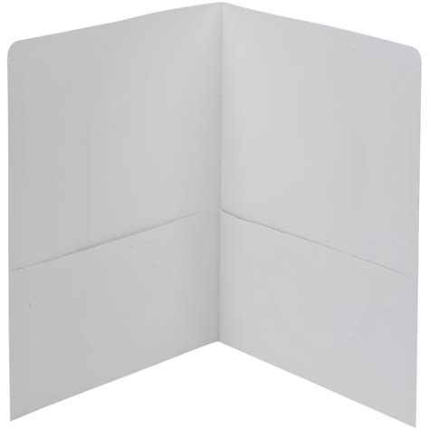 Smead 2 Pocket Folders White 25 Box Quantity