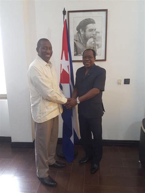 The Ambassadors Of Cuba And Burkina Faso Hold Cordial Meeting