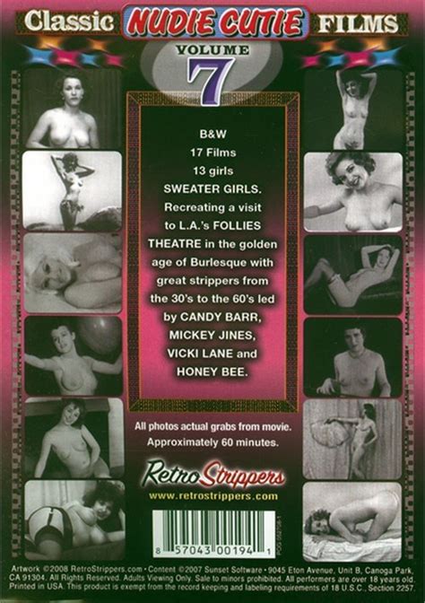 Classic Nudie Cutie Films Vol 7 Retro Strippers Adult Dvd Empire