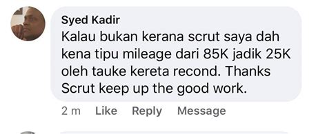 Seperti yang dilakukan kementerian komunikasi. Kenapa scrut sangat agresif?
