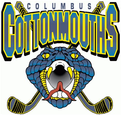 Columbus Cottonmouths Primary Logo Southern Pro Hockey League Sphl