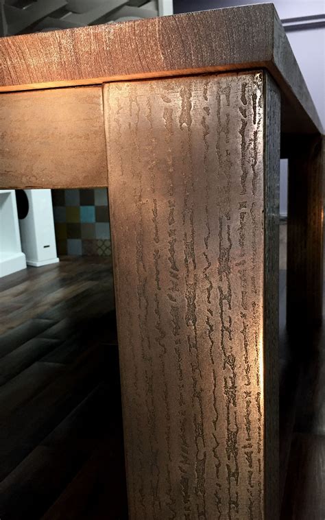 Table Legs With Liquid Metal Bronzewalls4naples House Furniture Design