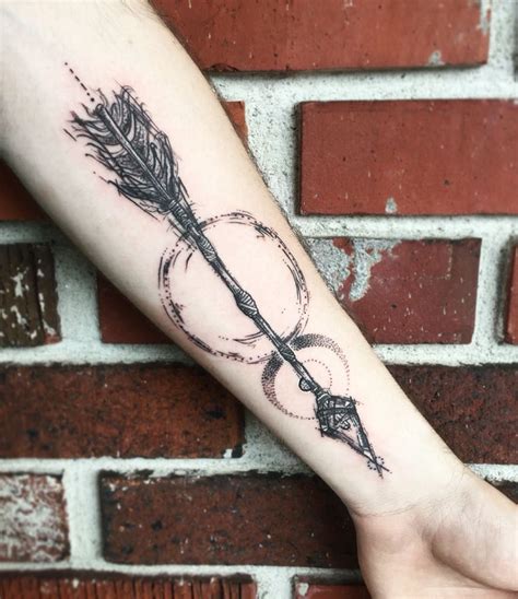 Illustrative Arrow By Katy Me Built 4 Speed Tattoos In Orlando Fl