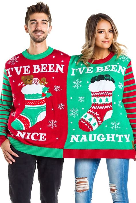 Two Person Ugly Christmas Sweater Ugly Christmas Sweaters For Couples 2018 Popsugar Love