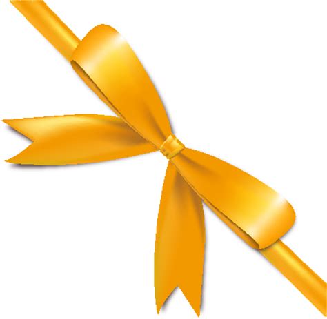 Yellow Bow Ribbon Icon2 Vector Data | SVG(VECTOR):Public Domain | ICON png image