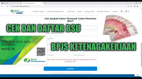 Cara Daftar BSU BPJS Ketenagakerjaan 2022 Via Online IDN Rujukan News
