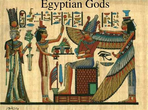 The ancient egyptian culture was centered around the pantheon of gods and reveled in their glory and worship. PPT - Egyptian Gods PowerPoint Presentation - ID:5423519