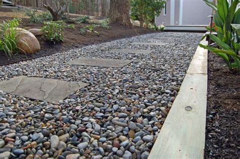 Awesome Gravel Stone Ideas Landscape Edging Modern Backyard Landscaping Backyard Landscaping