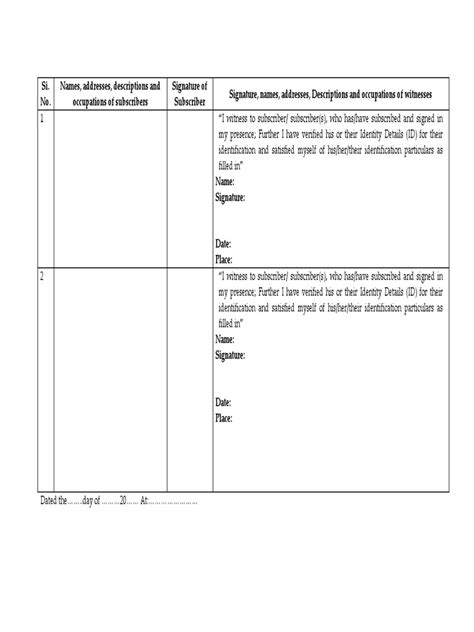 Subscriber Sheet Aoa Pdf Pdf