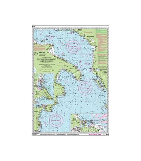 Imray Chart M30 Southern Adriatic And Ionian Seas