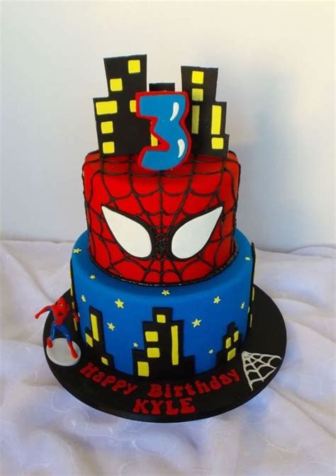 Kartu undangan ulang tahun jack and the never land pirates. Ide Kue Ulang Tahun Anak Karakter Spiderman | Ulang tahun ...