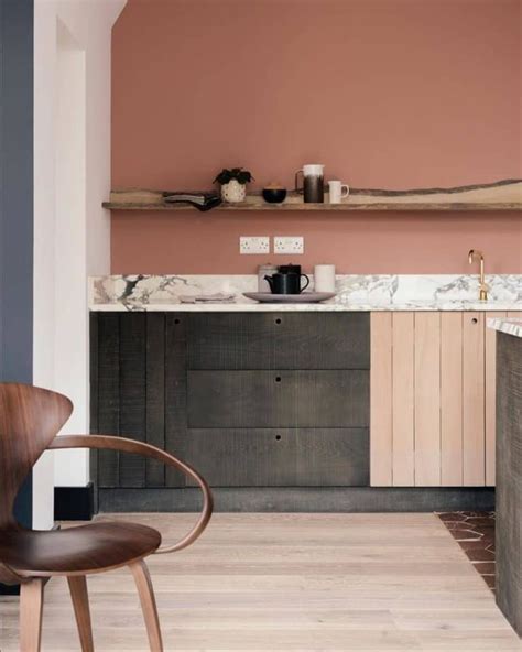 Peach Kitchen Kitchen In 2019 Devol Kitchens Minimal Kitchen Home