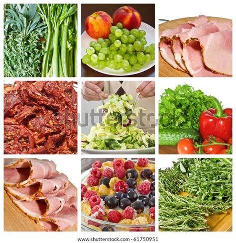 Healthy Food Collage Stock Photo 61750951 Shutterstock